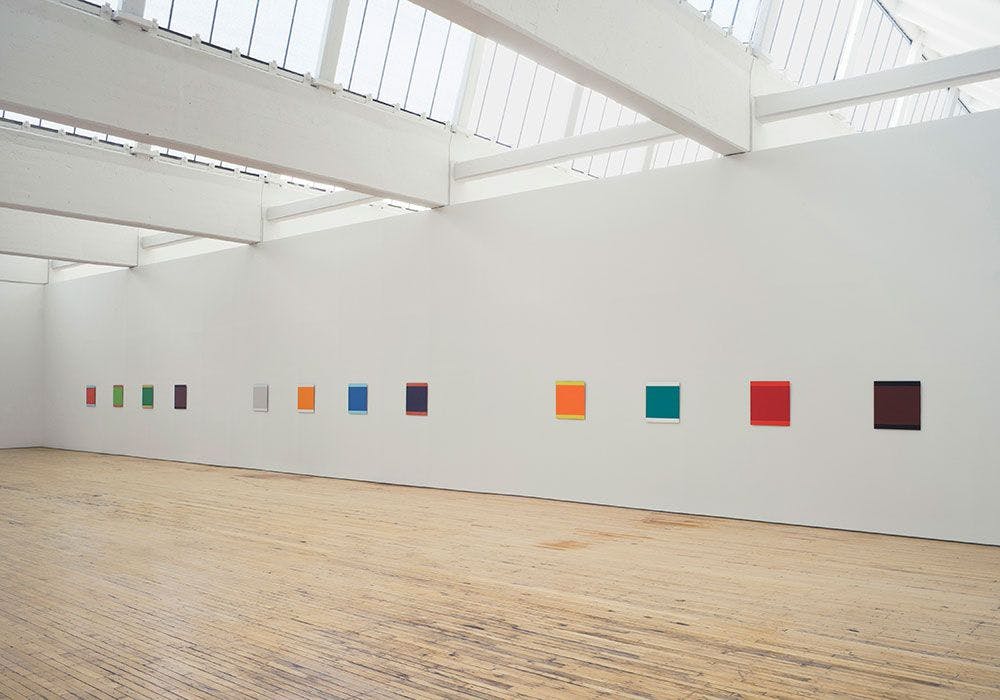 An installation view of Times of the Day I‚ÄìVI, at Dia:Beacon, Riggio Galleries Dia Art Foundation, in New York